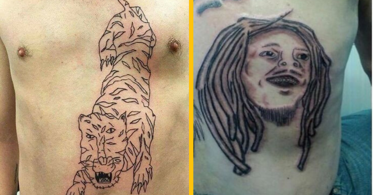 10 tých najotrasnejších tetovaní