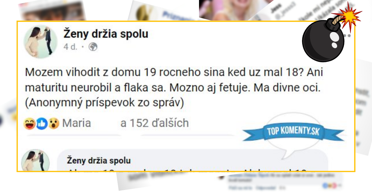 Bomby zo sociálnych sietí #844 – prosila o radu, či môže vyhodiť syna, ktorý droguje. Dostala vtipnú a jasnú odpoveď.
