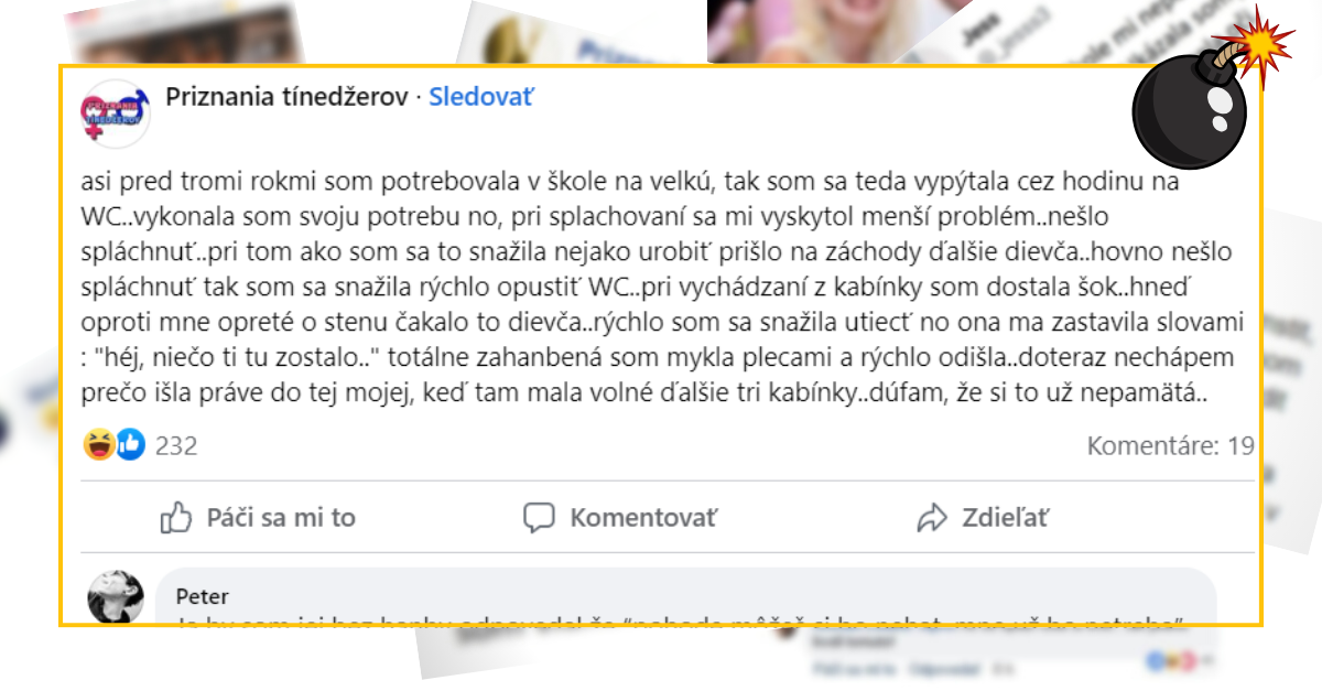 Bomby zo sociálnych sietí #849 – zostalo na WCku po nej prekvapko, komentár ťa odrovná