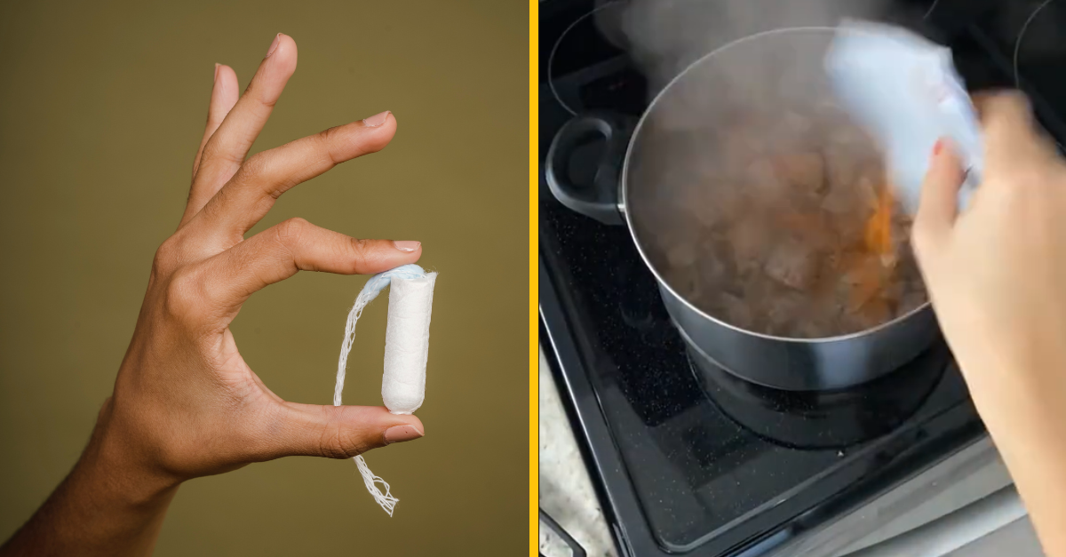 Žena používa pri varení menštruačné tampóny. Tvrdí, že ide o šikovný trik. Neuveríte, na čo ich používa