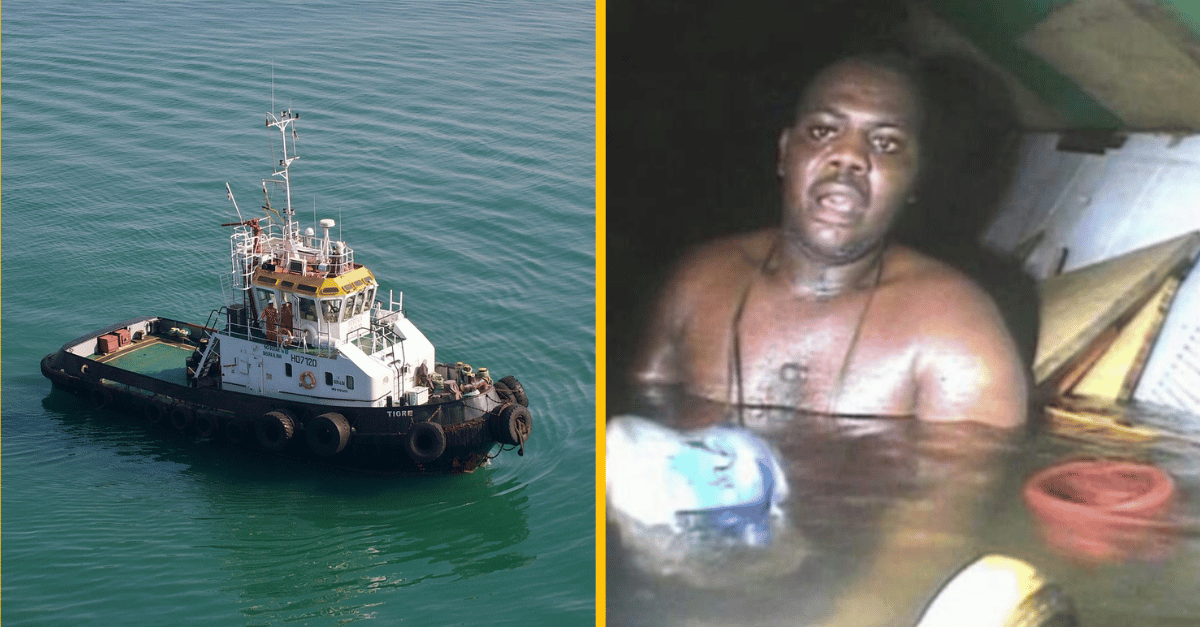 Muž, ktorého prežitie sa považuje za zázrak – strávil 60 hodín pod vodou, po tom čo sa loď potopila na dno oceánu