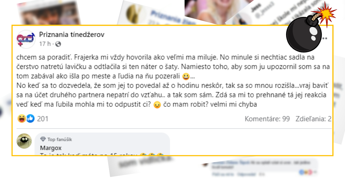 Bomby zo sociálnych sietí #856 – robil si z frajerky srandu, ona sa s ním rozišla. Vtipné komentáre nenechali na seba dlho čakať