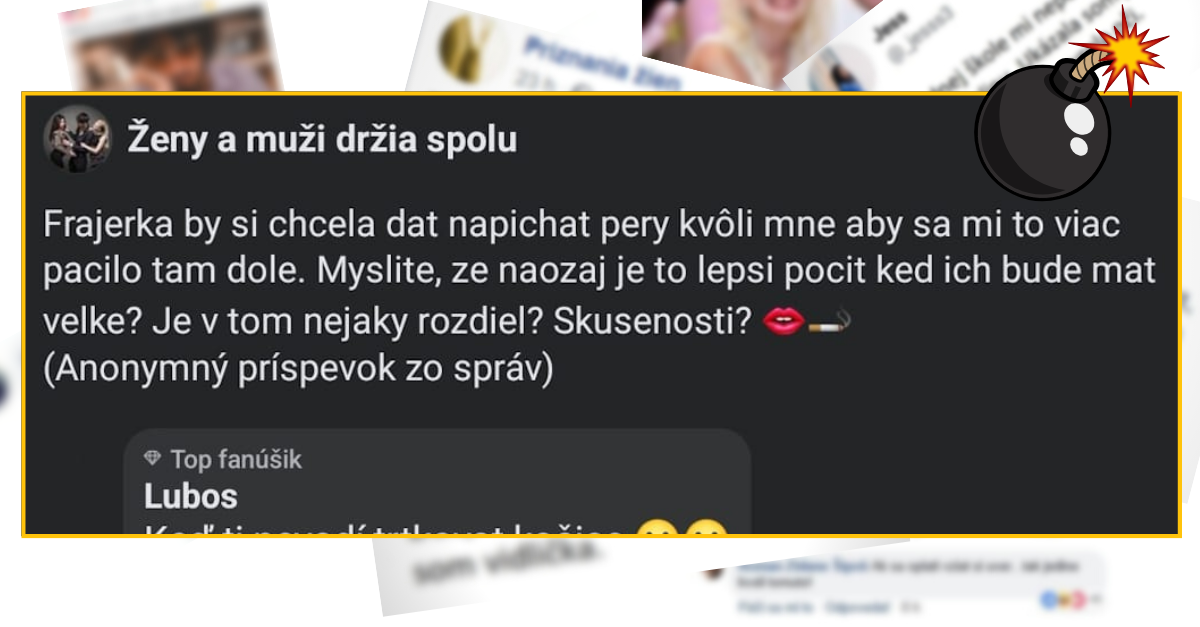 Bomby zo sociálnych sietí #871 – jeho frajerka si chce dať napichať pery, aby sa mu to páčilo tam dole