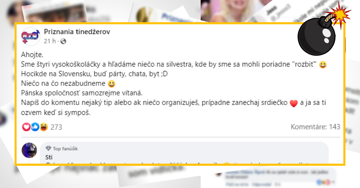 Bomby zo sociálnych sietí #855 – baby hľadajú spoločnosť na Silvestra, dočkali sa len vtipných komentárov