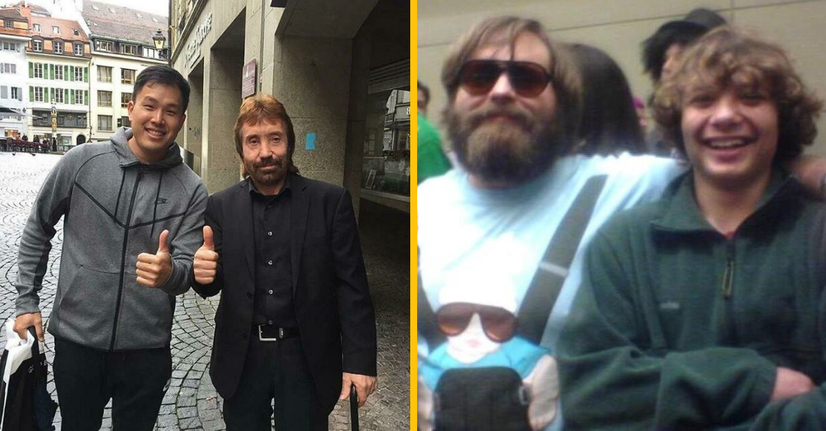 10 fotografií ľudí, ktorí si mysleli, že sa odfotili s celebritou, no pravda je iná (2. časť)