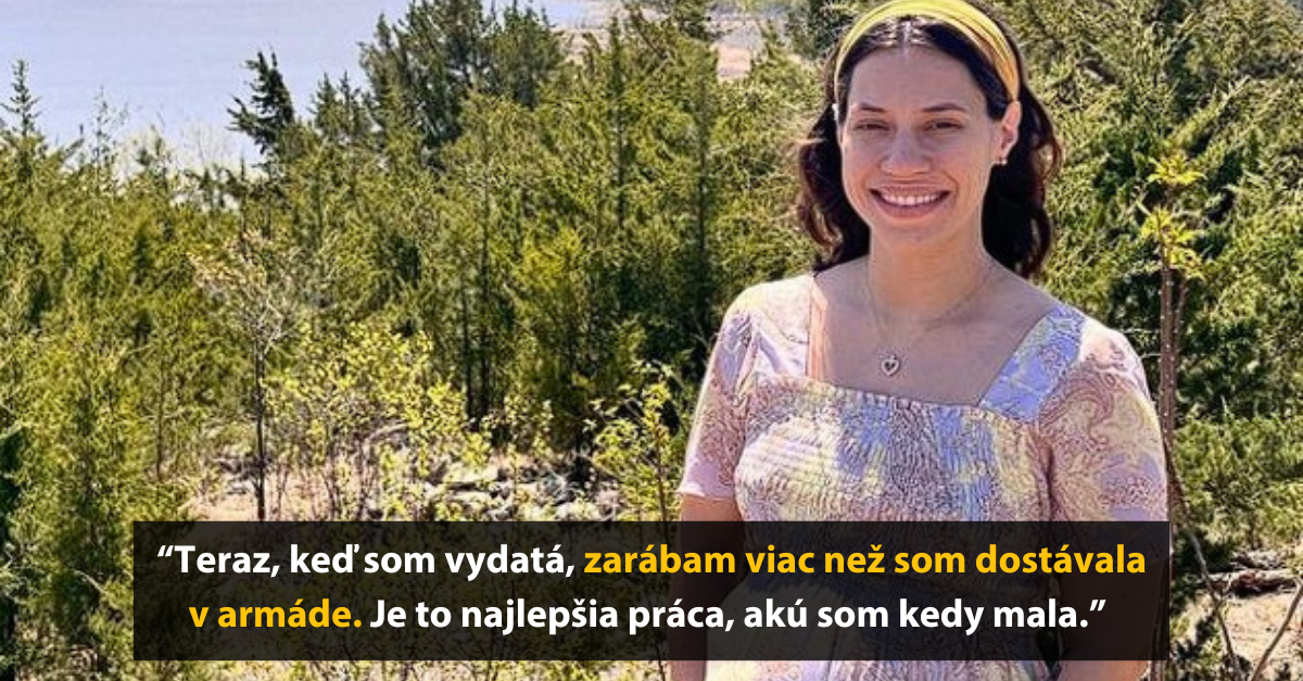 Manžel jej platí 100 dolárov týždenne, aby bola ženou v domácnosti. Vraj je to práca jej snov