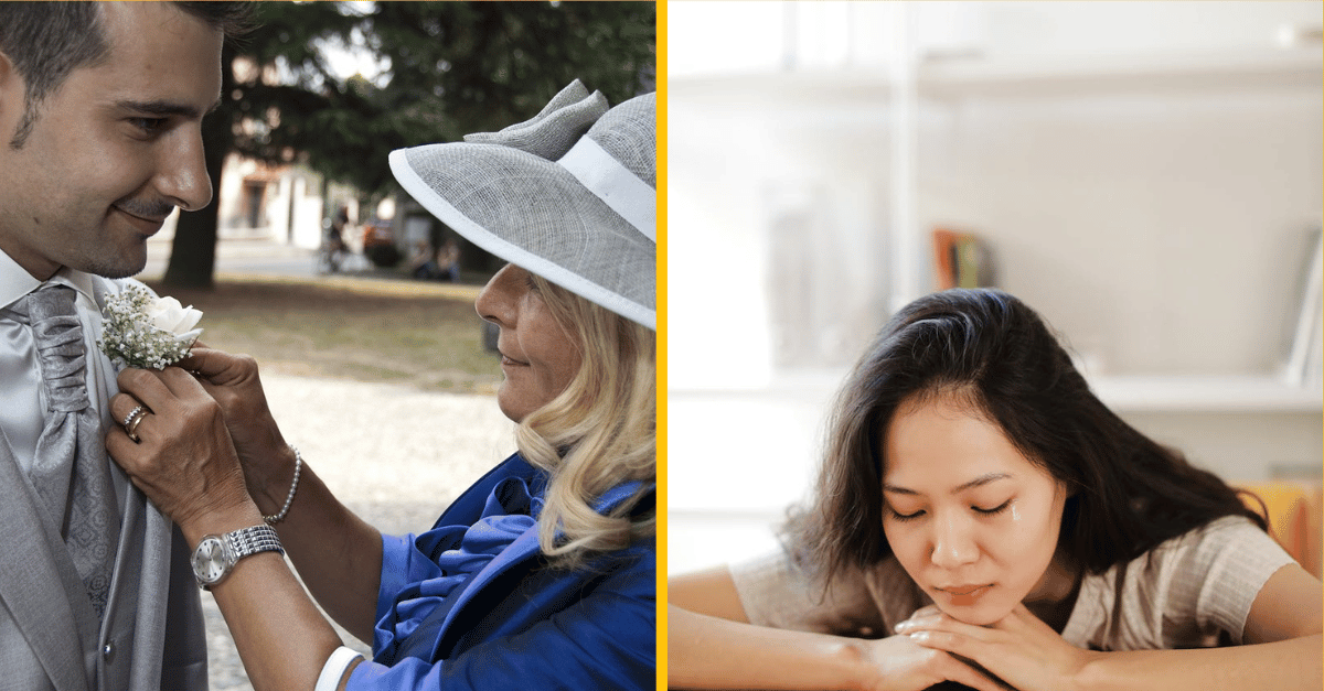 Nevesta v slzách, keď manžel odišiel domov s inou ženou počas svadobnej noci – s vlastnou mamou!