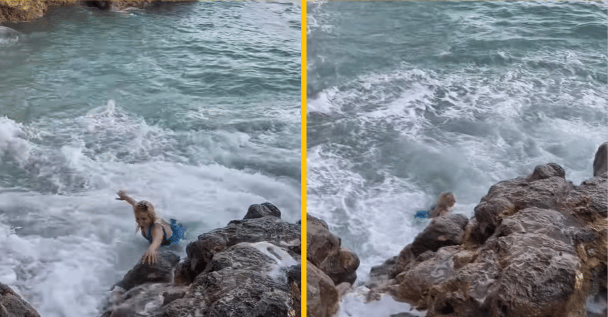 Má šťastie, že je nažive! Modelku počas fotenia strhla vlna do oceánu