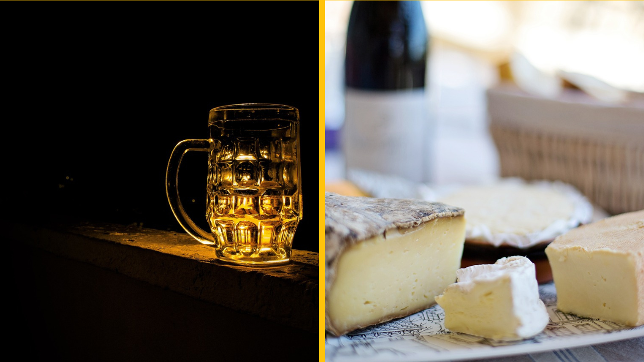 Pivovar a mliekareň sa spojili, aby vytvorili pivo s modrým syrom