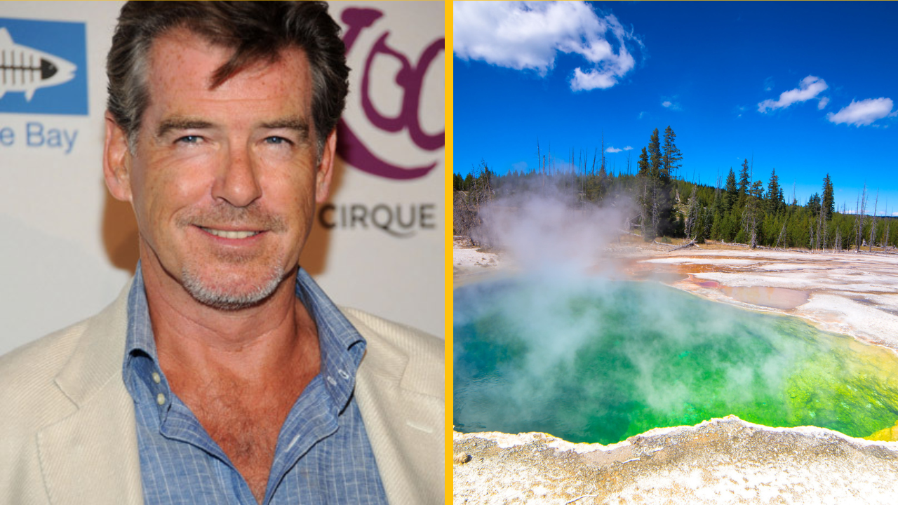 Pierce Brosnan čelí obvineniu po tom, čo sa údajne prechádzal v termálnych oblastiach Yellowstone