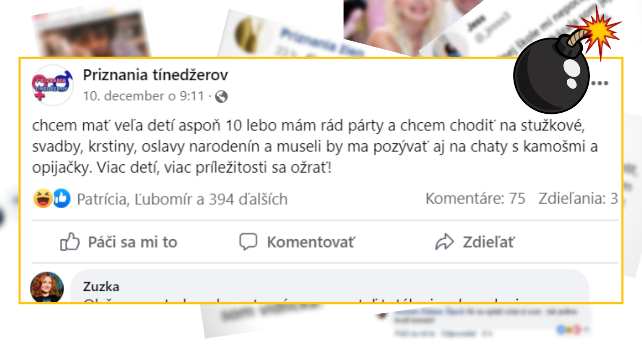 Bomby zo sociálnych sietí #886 – chce mať aspoň 10 detí, aby sa mal príležitosť ožierať sa