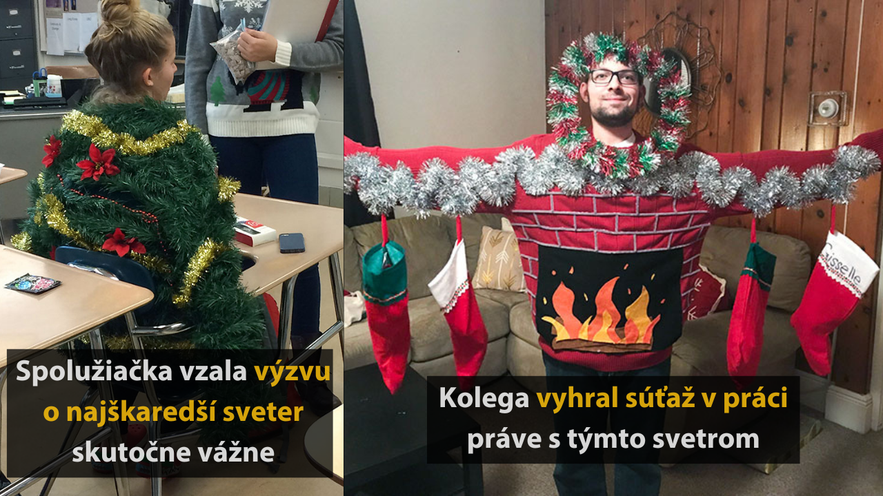 15 skvelých vianočných “škaredých svetrov“, ktorými by ste určite zabodovali na vianočnej párty #1