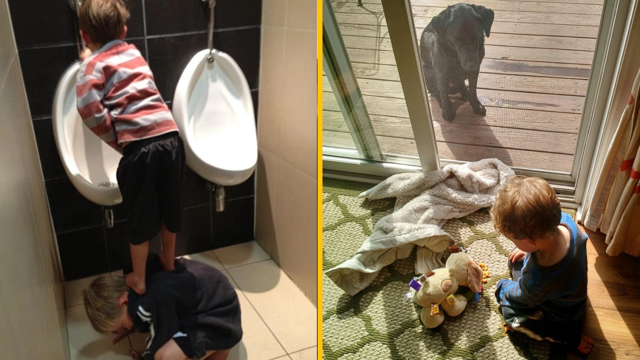 11 fotografií, ktoré dokazujú, že život s deťmi je ozajstná telenovela