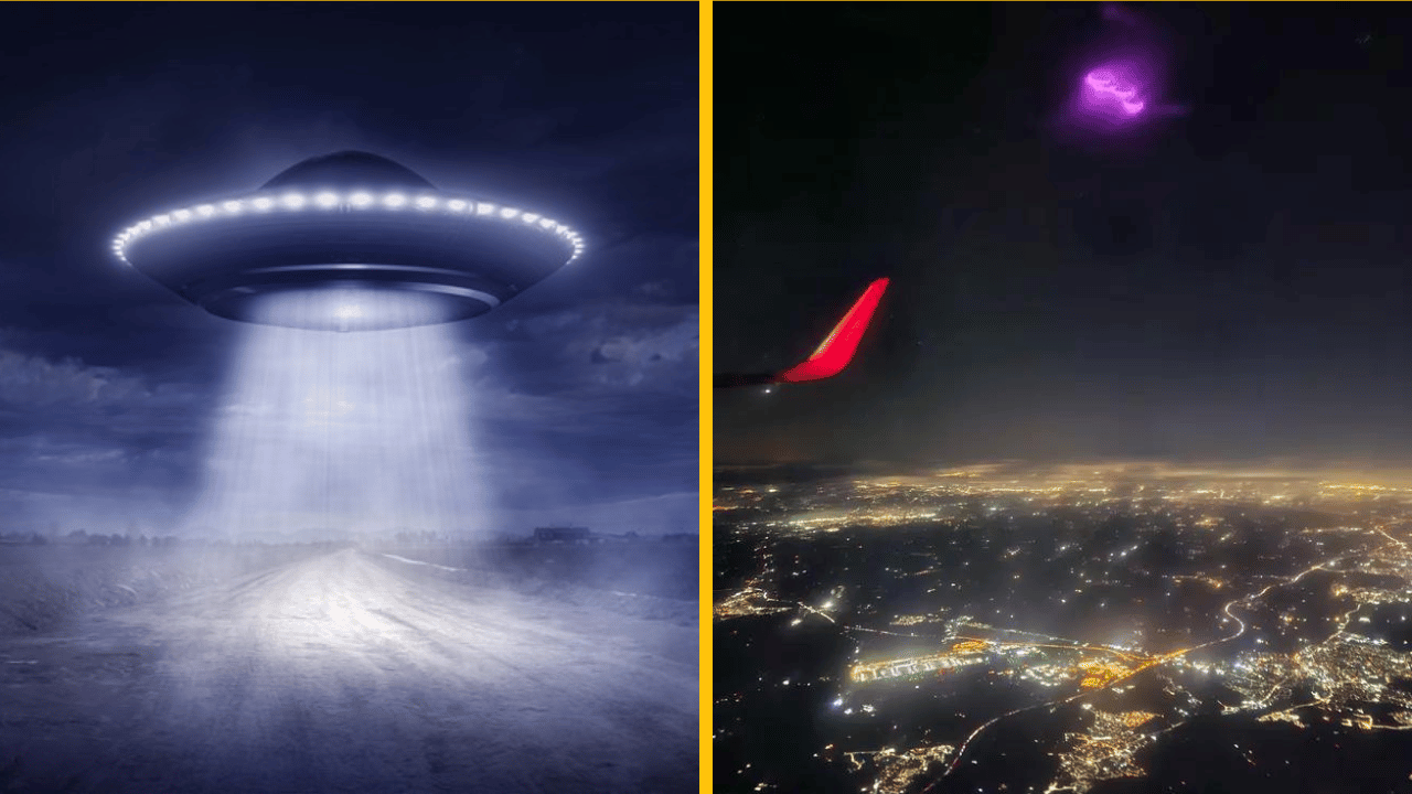 Mladej letuške sa podarilo natočiť UFO – kruhový tvar blikajúci na ružovo