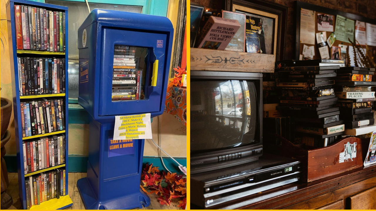 Filmová „knižnica“ s tematikou trhákov dodáva kalifornským susedom dávku nostalgie