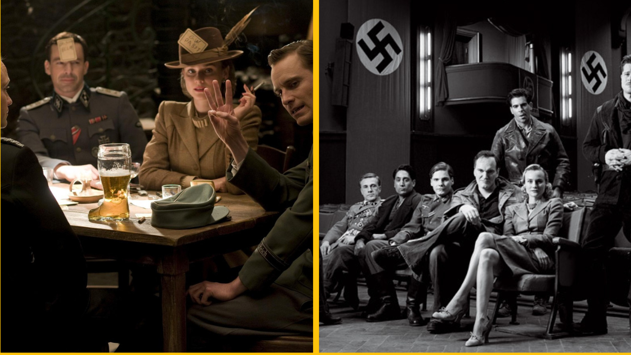 Film „Inglorious Basterds“ je satirickou kritikou kinematografie druhej svetovej vojny a odhaľuje mýtus o americkom vojnovom hrdinovi