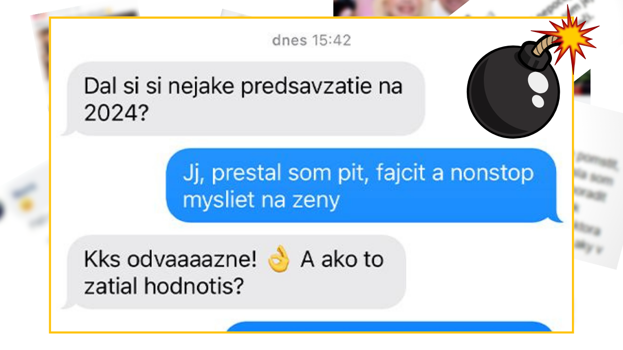 Bomby zo sociálnych sietí #898 – odvážne novoročné predsavzatie slovenského muža