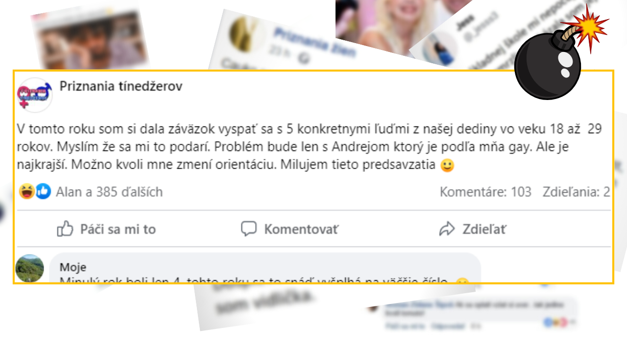 Bomby zo sociálnych sietí #893 – dala si novoročné predsavzatie vyspať sa s 5 chalanmi z dediny