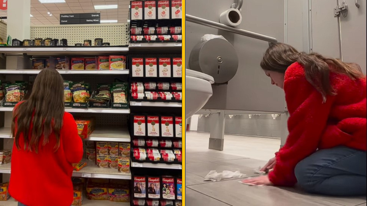 Žena miluje upratovanie natoľko, že sa rozhodla pracovať zadarmo v supermarkete. Dokonca upratala záchody