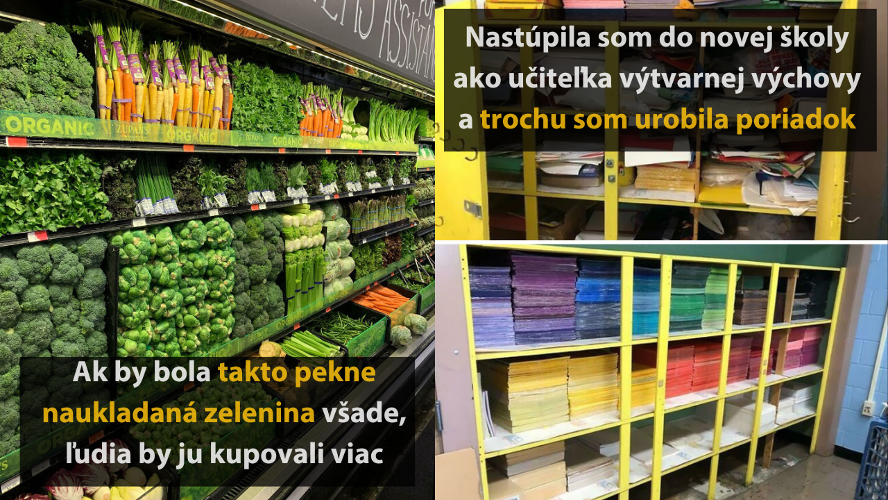 15 krásne usporiadaných vecí, ktoré sú pastvou pre oči #1