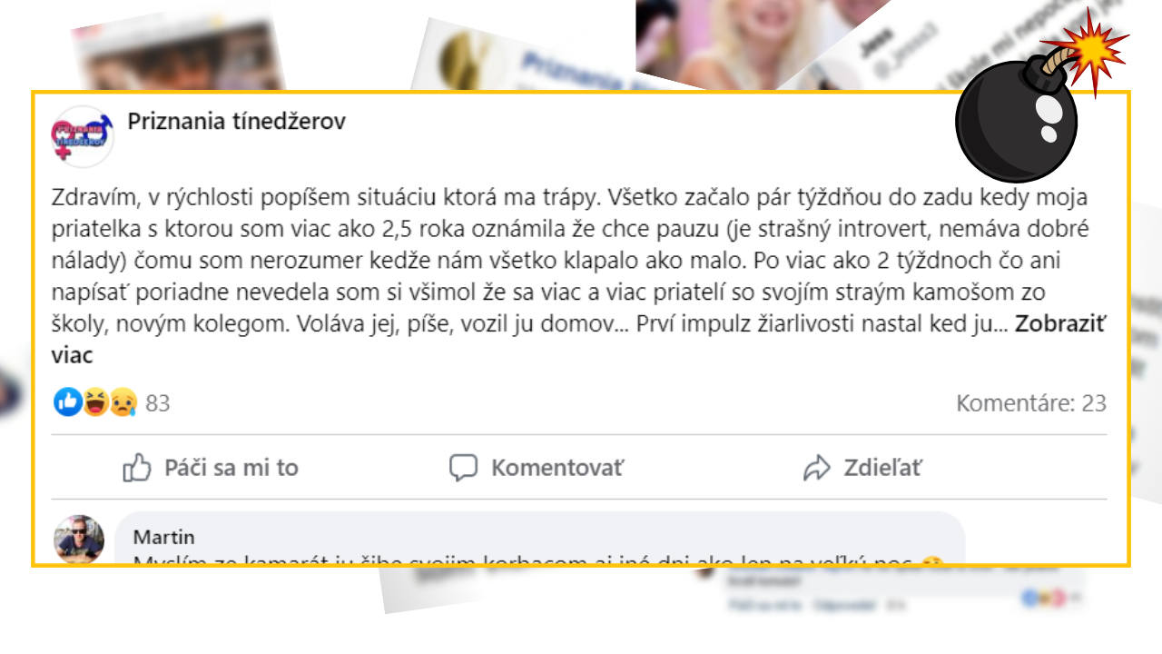 Bomby zo sociálnych sietí #921 – odhalenie nevery ako zo scenáru markizáckeho seriálu Zrada