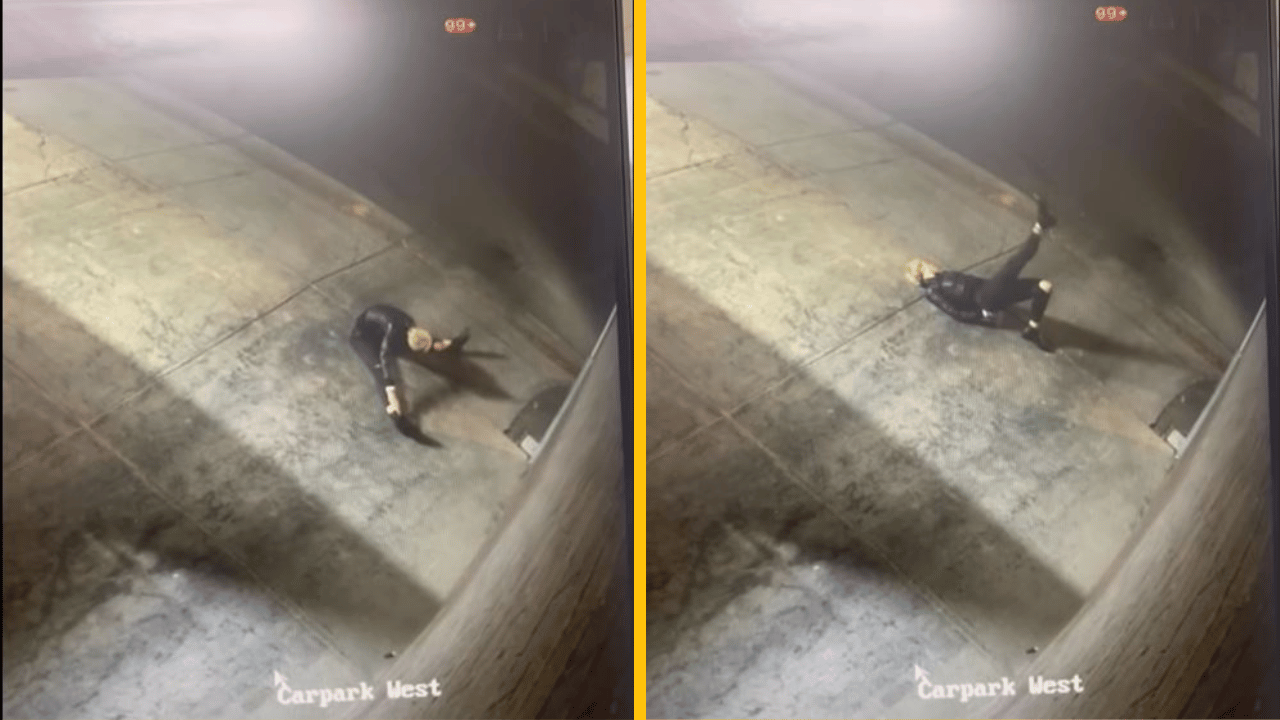 Zlodeja zachytila kamera – pred vykradnutím pekárne sa rozcvičoval na parkovisku