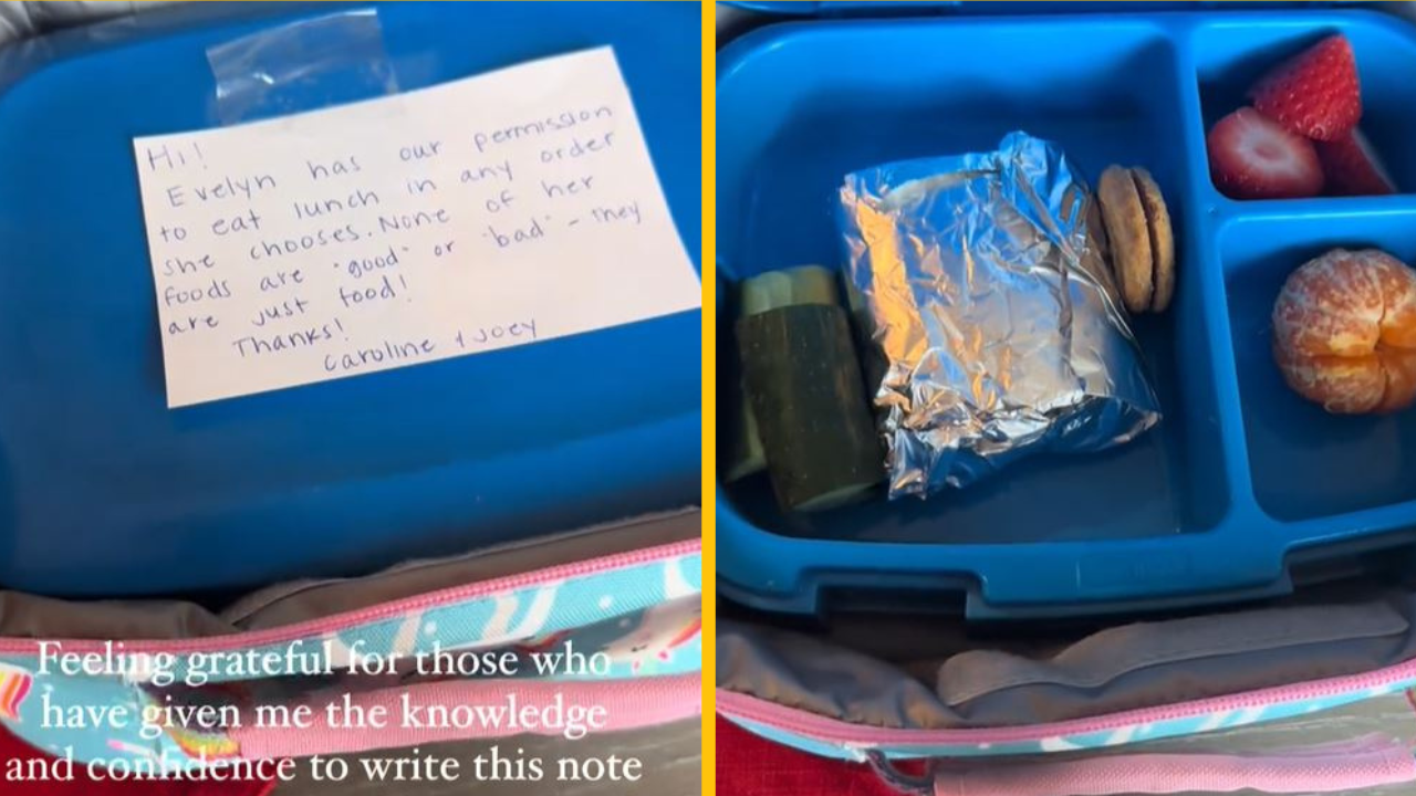 Matka zanechala dcére poznámku na krabičke s obedom po tom, čo jej učiteľka povedala, ako má obedovať
