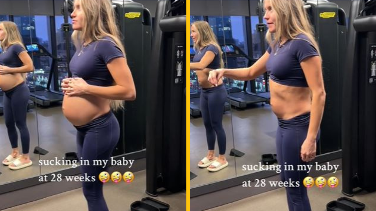 Žena v siedmom mesiaci tehotenstva ľudí ohromila po tom, ako nechala „zmiznúť“ svoje brucho