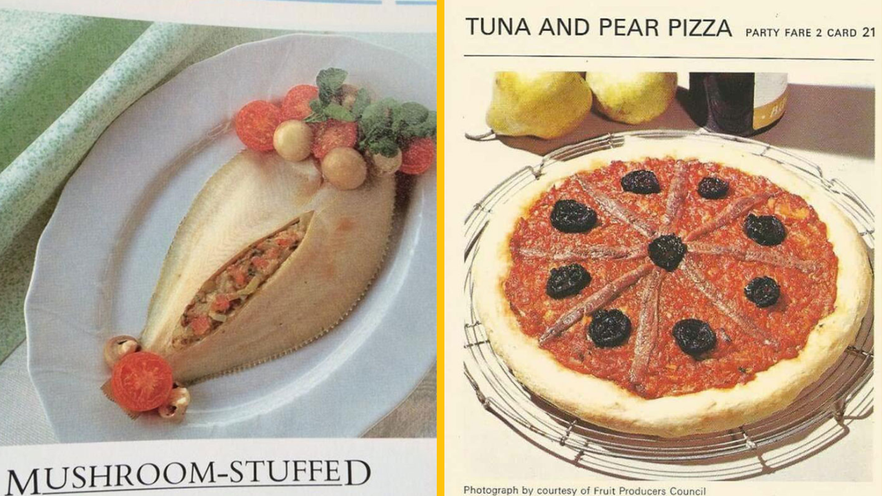 Ľudia zdieľajú fotografie starých receptov, ktoré považujú za nechutné