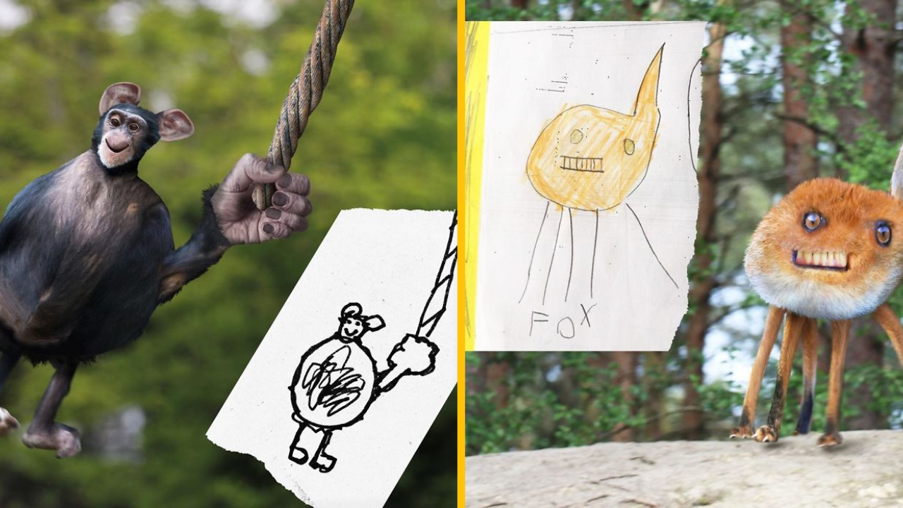 Zábavné detské kresby, ktoré niekto premenil na skutočnosť #2