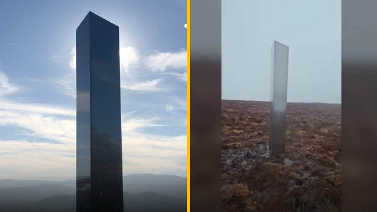 Tajomný monolit sa objavil na waleskom svahu