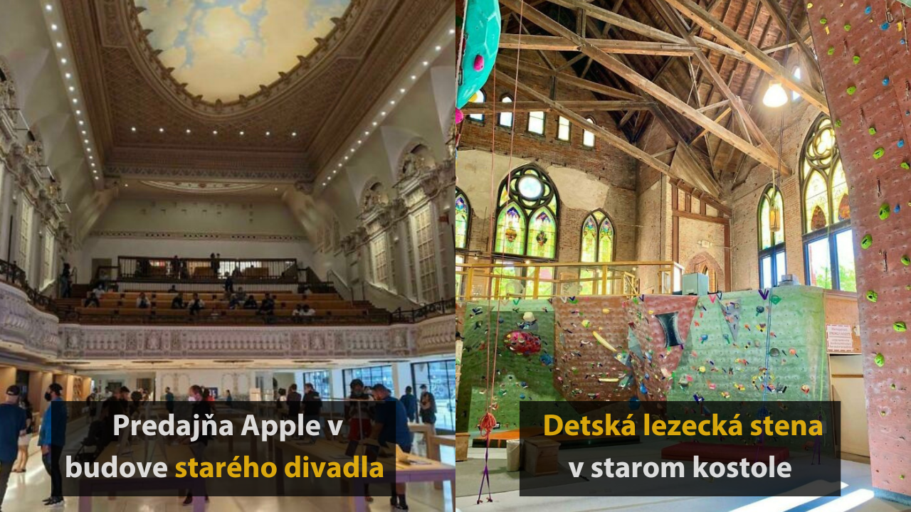 Budovy, ktoré sa využívajú na úplné inú funkciu, než na ktorú boli navrhnuté #1