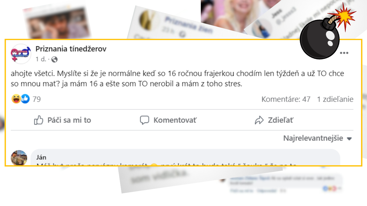 Bomby zo sociálnych sietí #942 – má 16 rokov a po týždni chodenia TO od neho chce jeho frajerka
