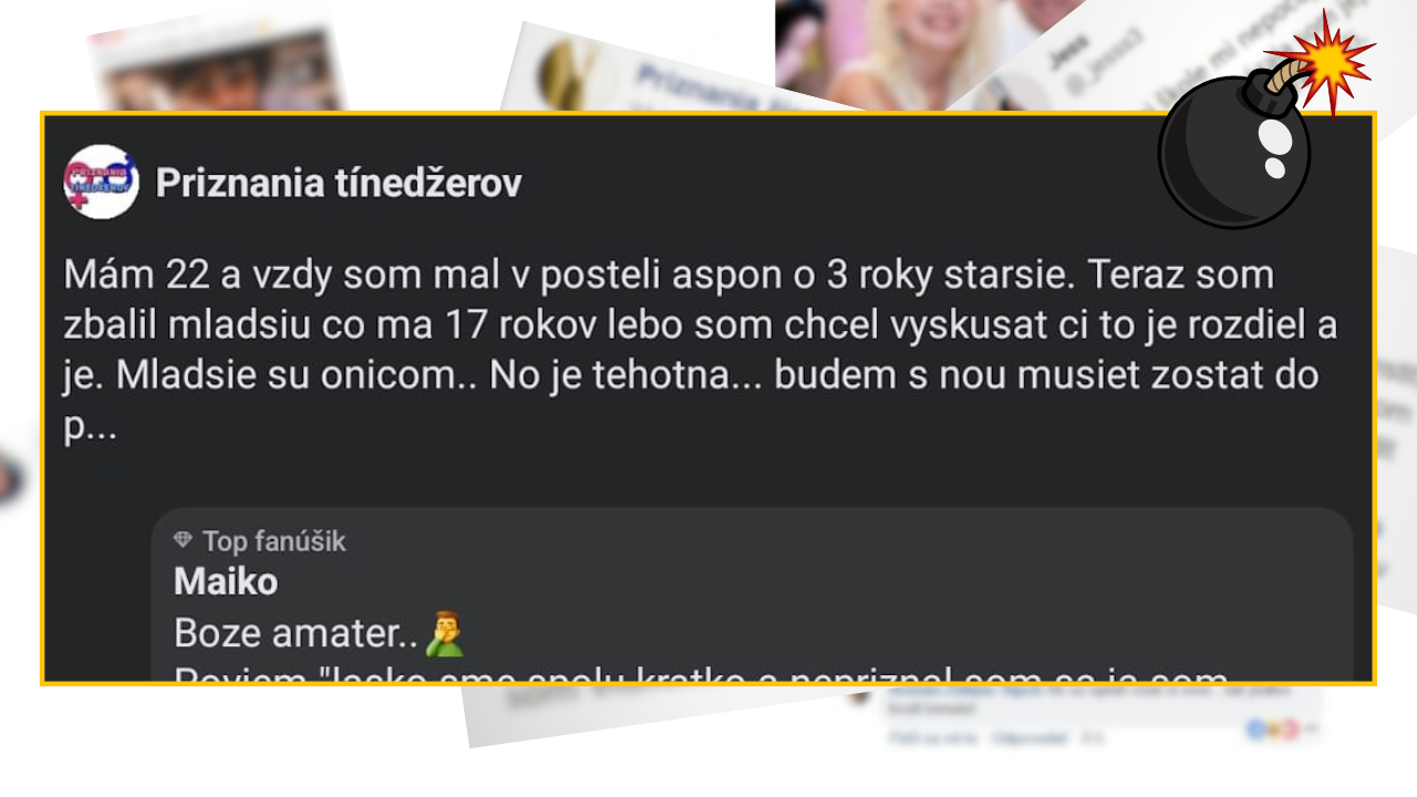 Bomby zo sociálnych sietí #944 – prvýkrát mal v posteli mladšiu a hneď otehotnela