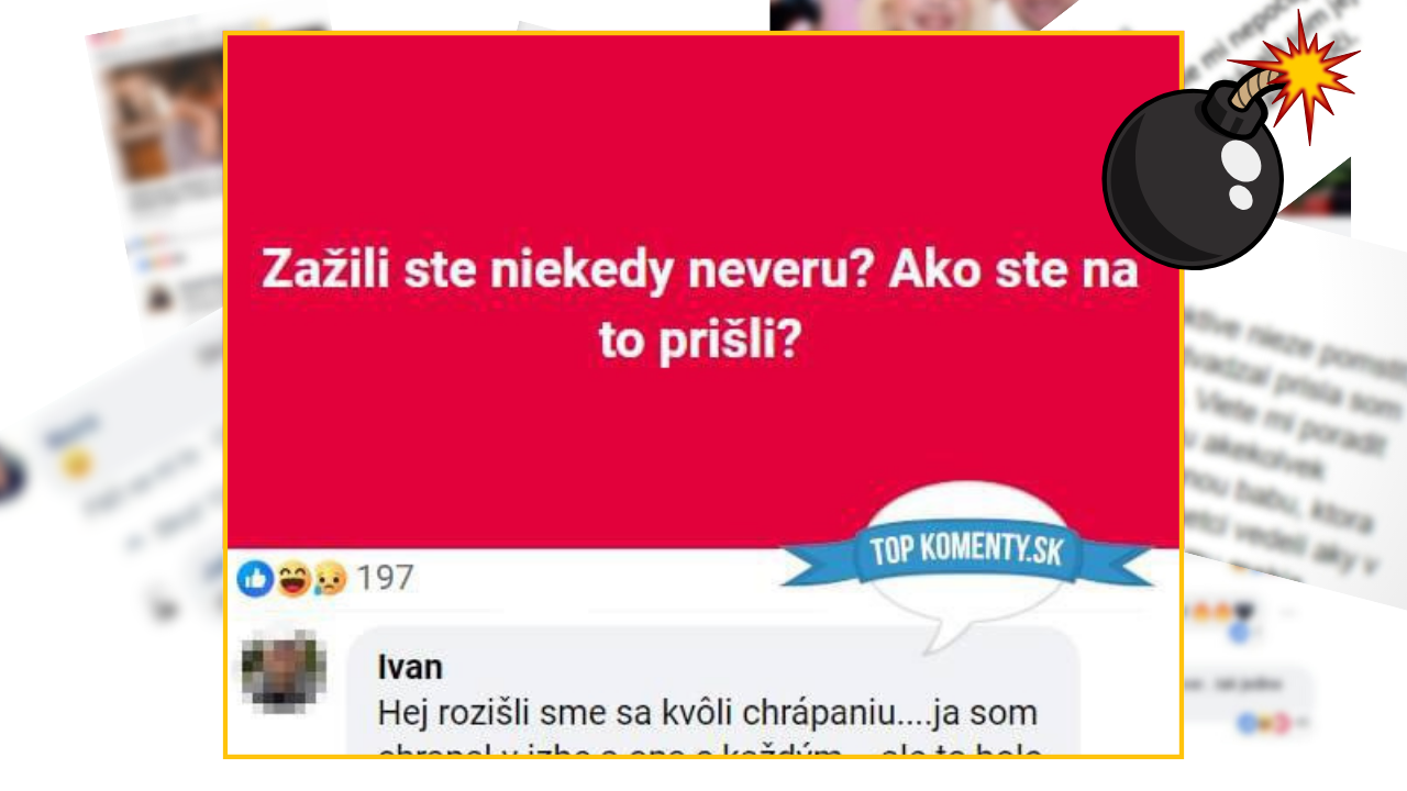 Bomby zo sociálnych sietí #935 – Slovák vtipne okomentoval neveru svojej bývalej priateľky