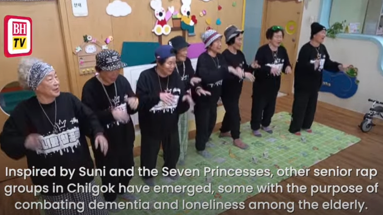 Suni a Sedem Princezien je rapujúca skupina babičiek z Južnej Kórey. Líderka skupiny má 81 rokov