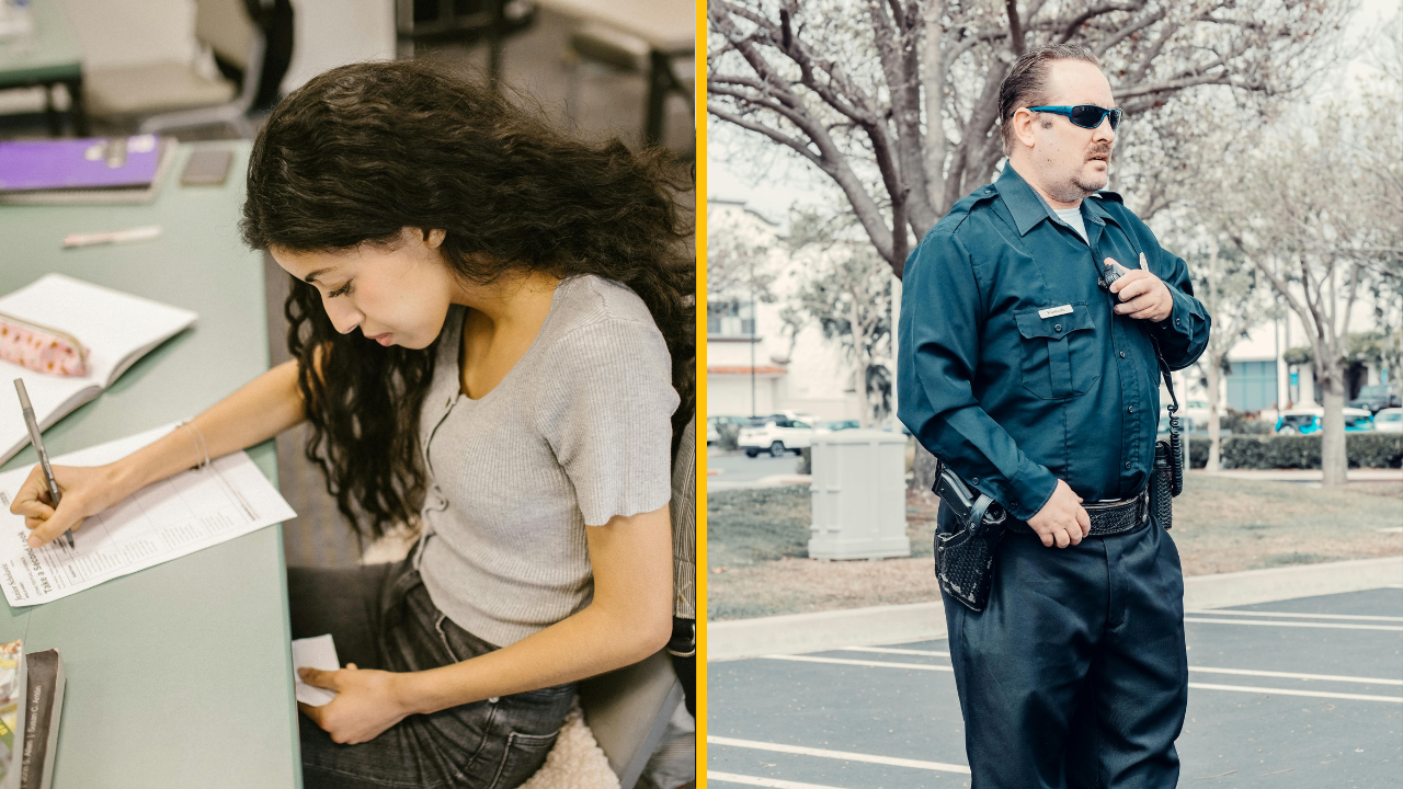 Muž sa vydával za policajta, aby pomohol sestre podvádzať pri skúške. Prezradila ho jedna vec