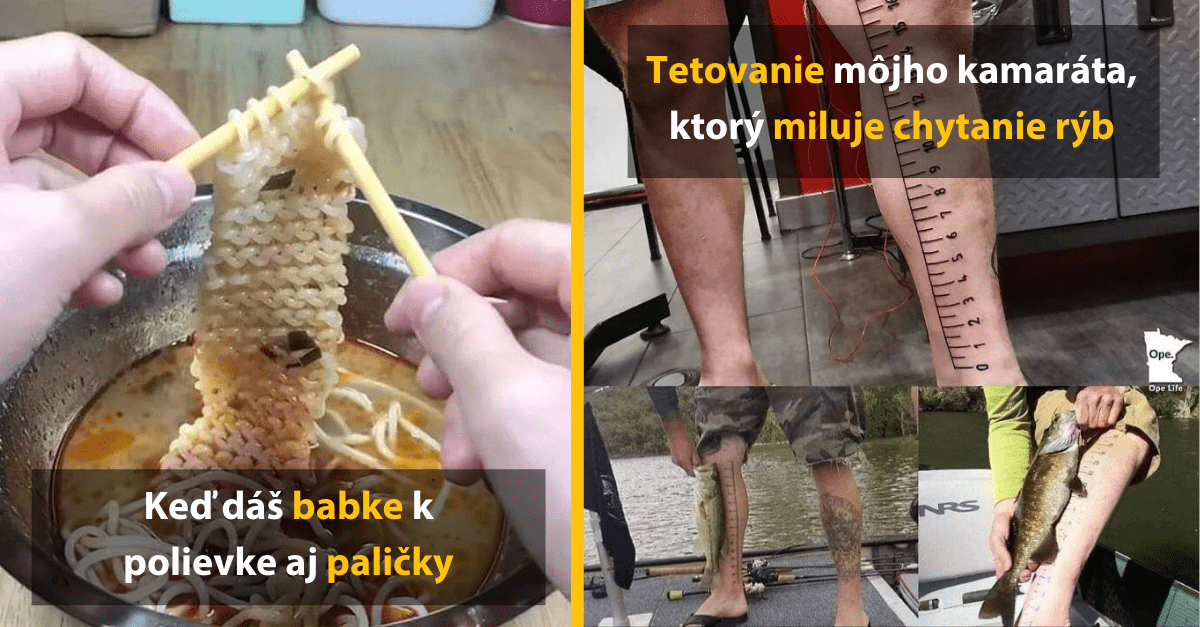 19 fotografií, ktoré zachytávajú vtipné a nezvyčajné veci zo života