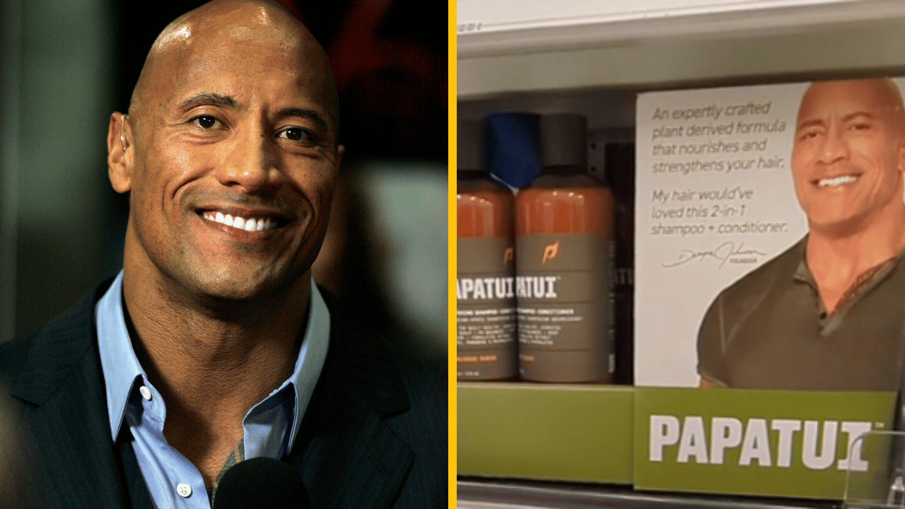 Dwayne The Rock Johnson uvádza na trh pánsky šampón, napriek tomu, že on sám je plešatý