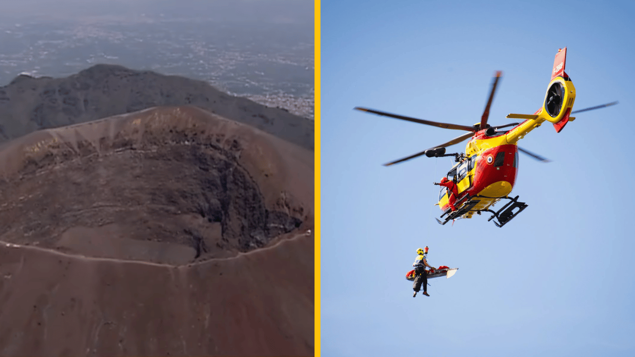 Turista spadol do krátera sopky, keď si robil selfie na zakázanej trase