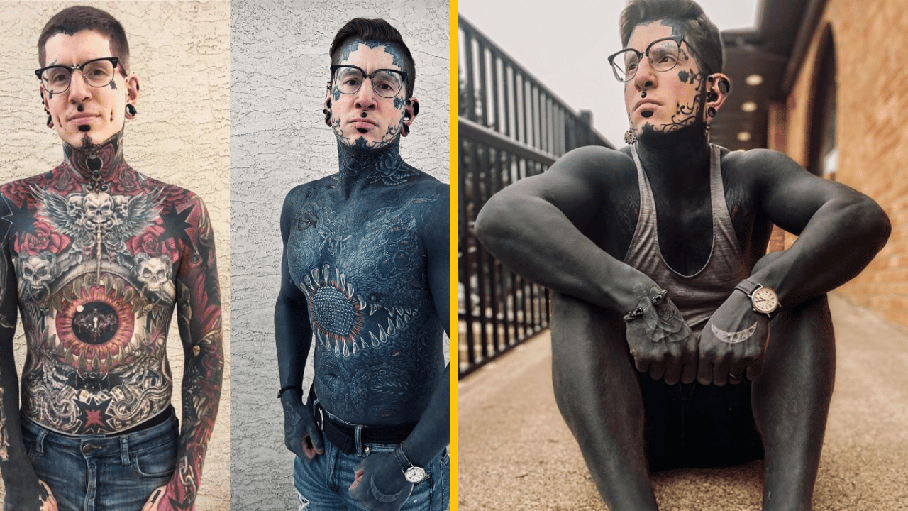 Muž, ktorý má potetovanú väčšinu tela, prezradil, že najbolestivejšia bola vnútorná strana zadku!