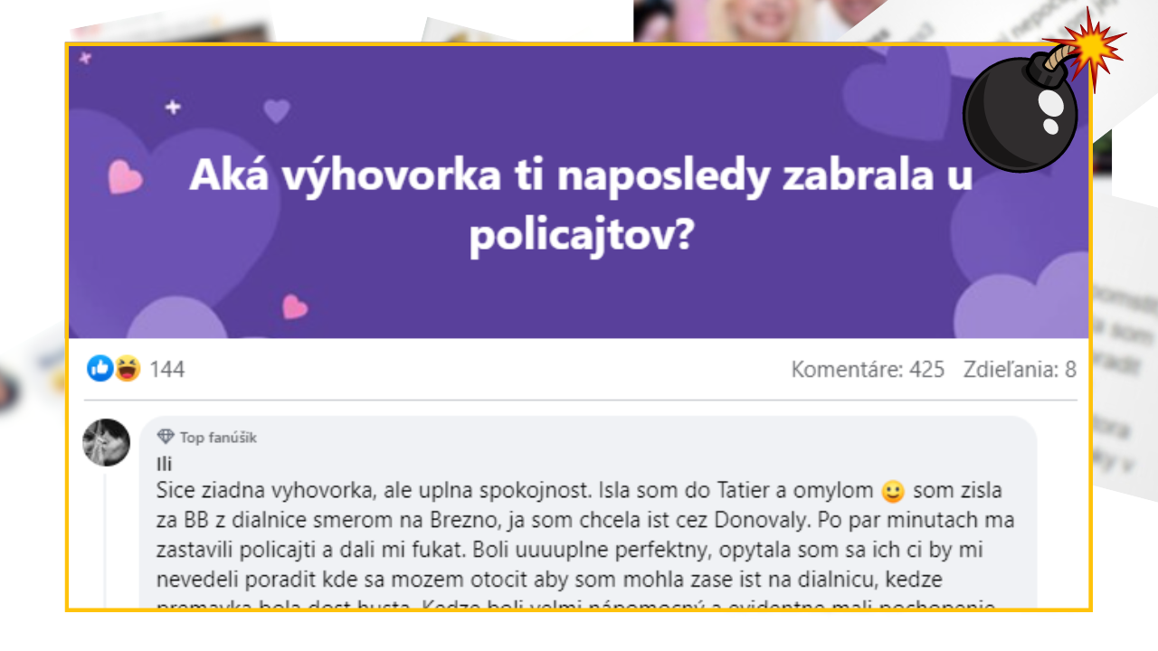Bomby zo sociálnych sietí #961 – vtipné výhovorky Slovákov u policajtov, ktorí im nakoniec pomohli