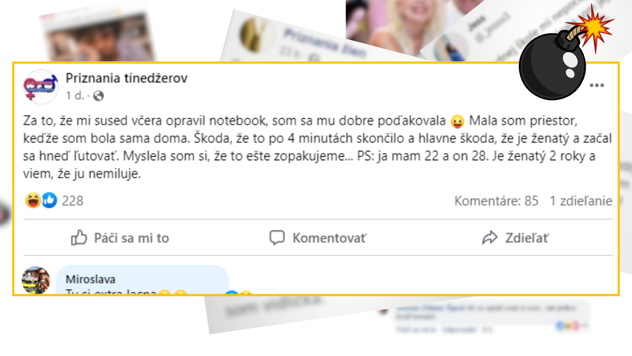 Bomby zo sociálnych sietí #950 – rozdala si TO so ženatým susedom za to, že jej opravil notebook