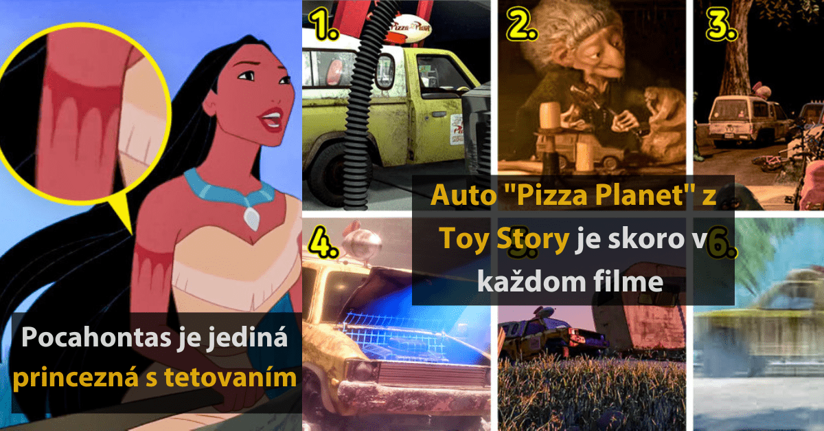 14 detailov z Disney filmov a rozprávok, ktoré ste si pravdepodobne nevšimli