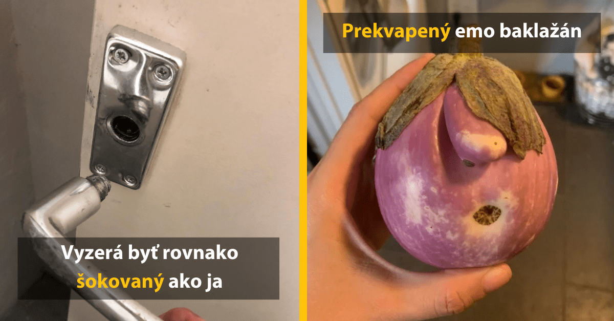 12 vtipných fotografií, kedy bežné veci vyzerajú ako tváre. Tento psychologický jav sa nazýva pareidolia.