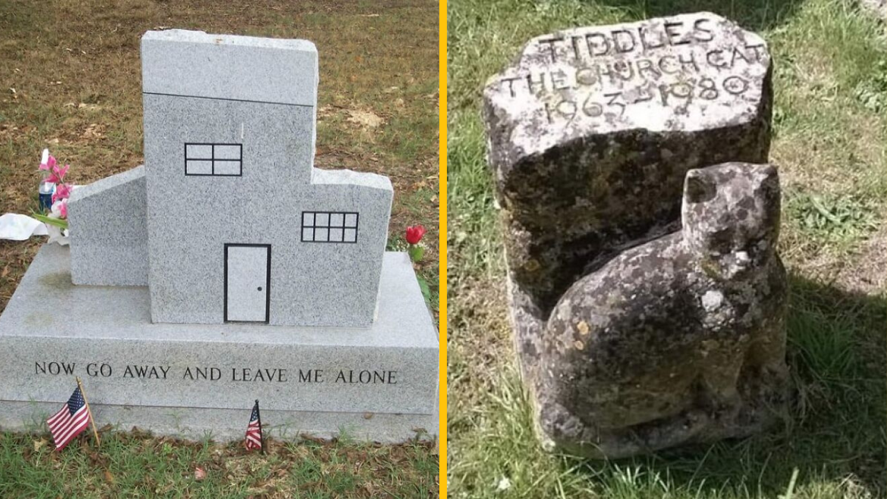 Ľudia videli netradičné náhrobky a rozhodli sa o ne podeliť s internetom