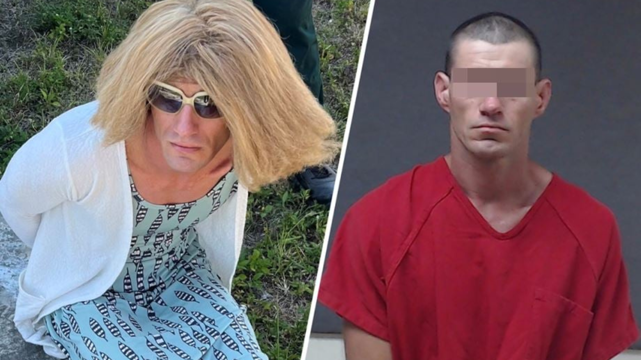 Muž sa prezliekol za blondínku, aby sa vyhol zatknutiu. Jeho prestrojenie však nebolo také dobré, ako si myslel