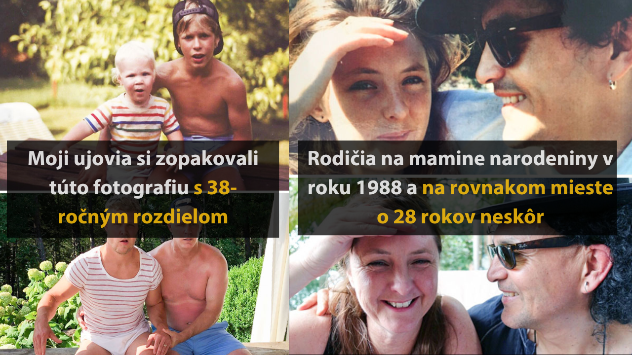 15 ľudí, ktorí sa rozhodli zopakovať ich fotografie z minulosti #3