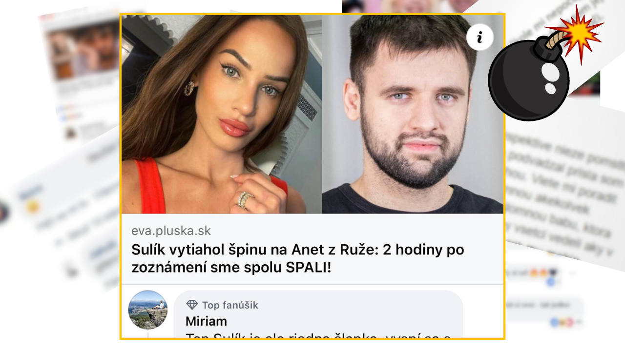 Bomby zo sociálnych sietí #982 – Slovenka si jedným komentárom zavtipkovala na účet syna Richarda Sulíka