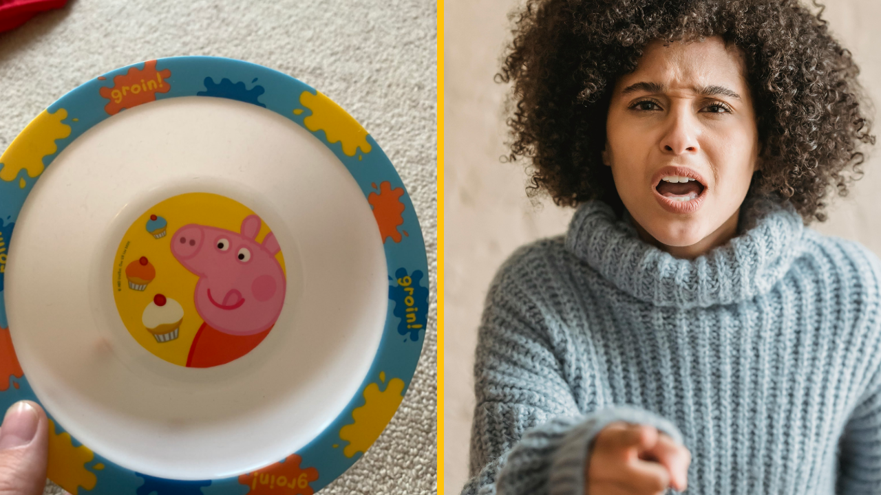Mamička objednala svojmu dieťaťu tanier Peppa Pig. Nečakala však, že bude neslušný.